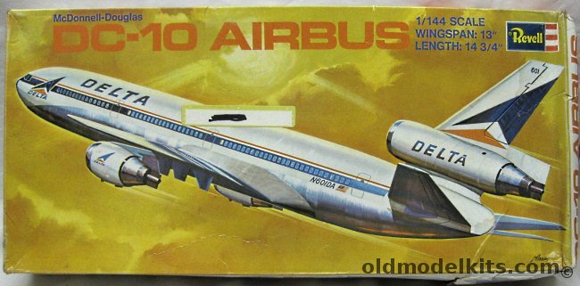 Revell 1/144 DC-10 Airbus Delta Airlines, H118 plastic model kit